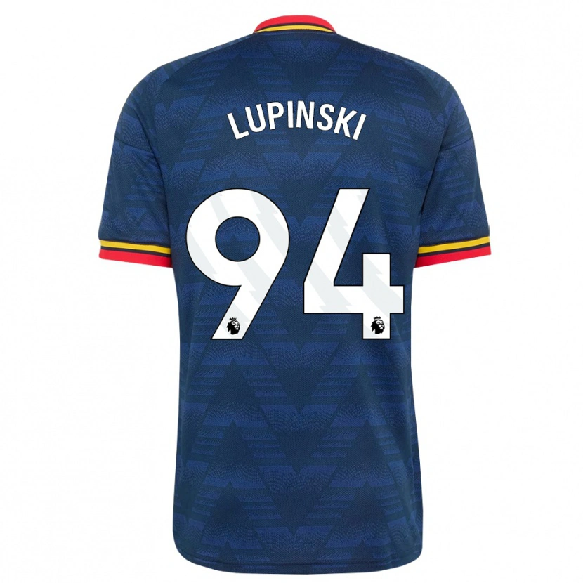 Danxen Damen Remi Lupinski #94 Mitternachtsblau Gelb Rot Auswärtstrikot Trikot 2026/27 T-Shirt Schweiz