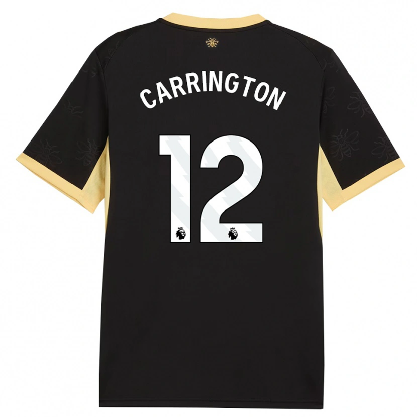 Danxen Damen Theo Carrington #12 Schwarz Gelb Auswärtstrikot Trikot 2026/27 T-Shirt Schweiz
