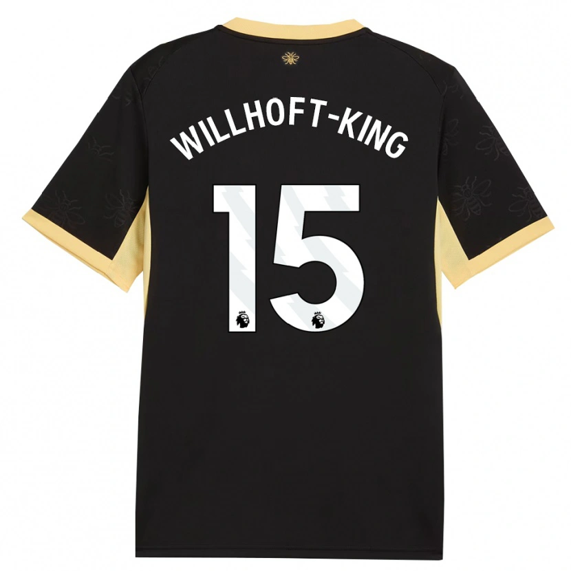 Danxen Damen Han Willhoft-King #15 Schwarz Gelb Auswärtstrikot Trikot 2026/27 T-Shirt Schweiz