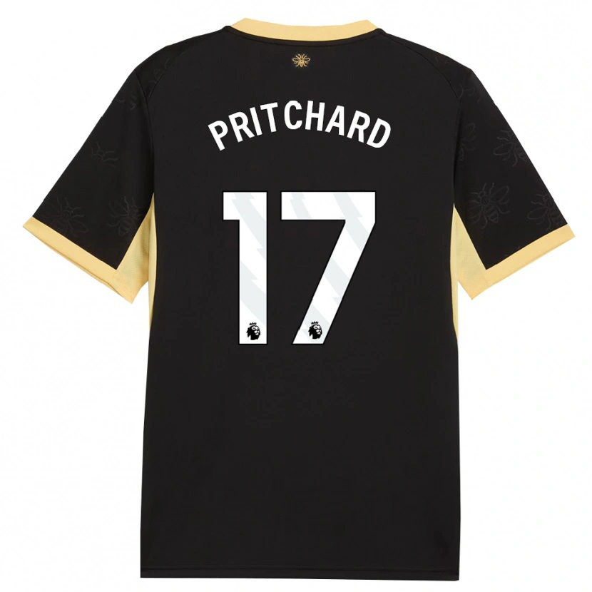 Danxen Damen Poppy Pritchard #17 Schwarz Gelb Auswärtstrikot Trikot 2026/27 T-Shirt Schweiz