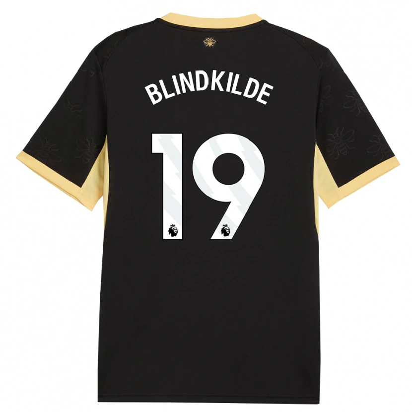 Danxen Damen Laura Blindkilde Brown #19 Schwarz Gelb Auswärtstrikot Trikot 2026/27 T-Shirt Schweiz