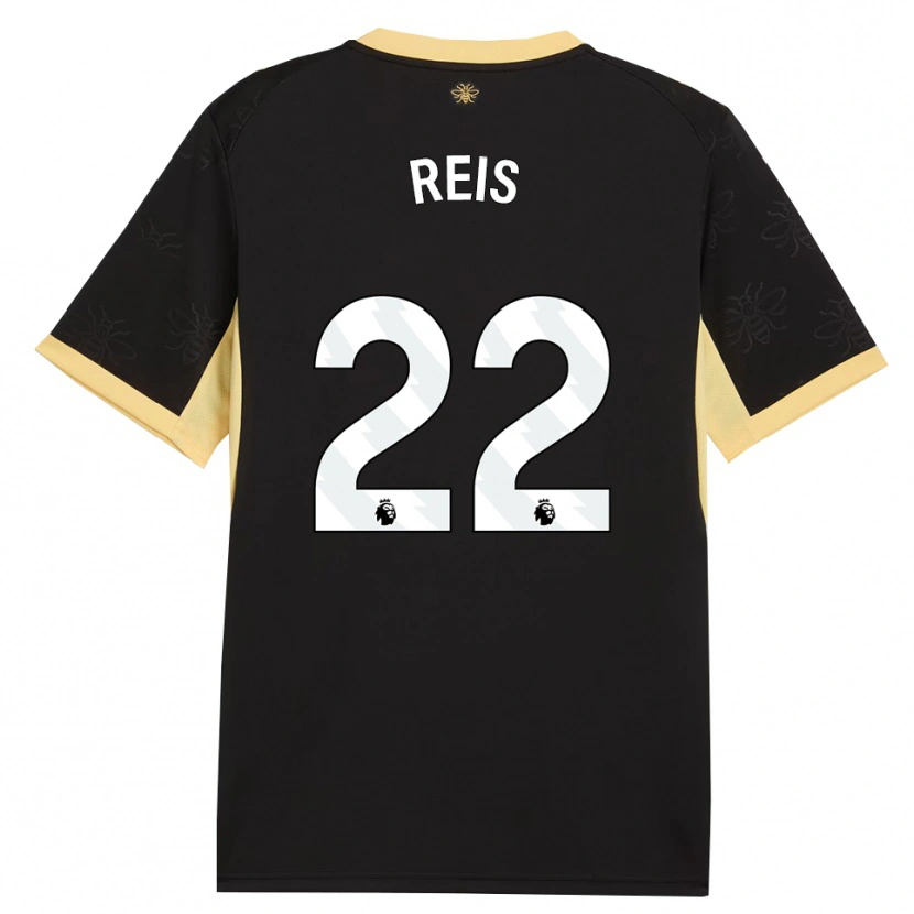 Danxen Damen Vitor Reis #22 Schwarz Gelb Auswärtstrikot Trikot 2026/27 T-Shirt Schweiz