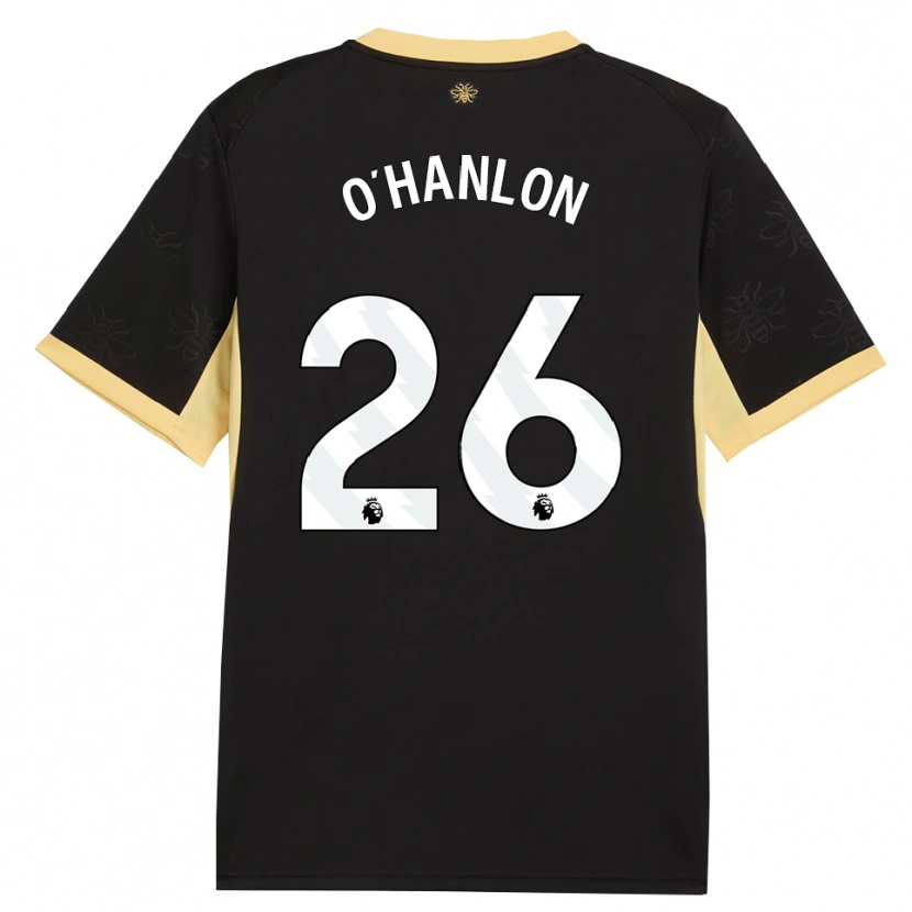 Danxen Damen Tara O'hanlon #26 Schwarz Gelb Auswärtstrikot Trikot 2026/27 T-Shirt Schweiz
