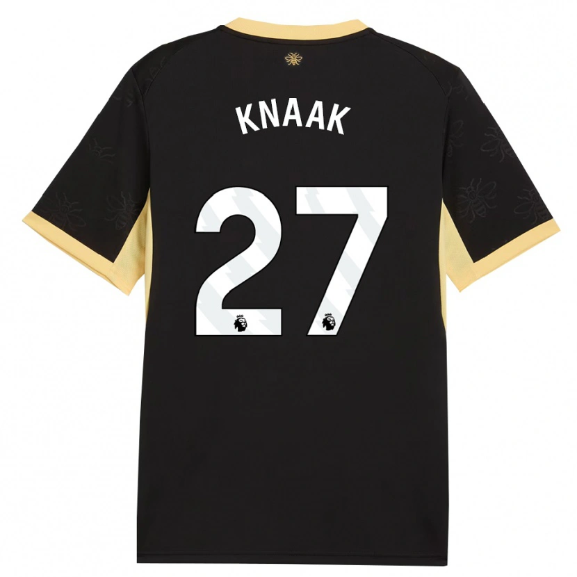 Danxen Damen Rebecca Knaak #27 Schwarz Gelb Auswärtstrikot Trikot 2026/27 T-Shirt Schweiz