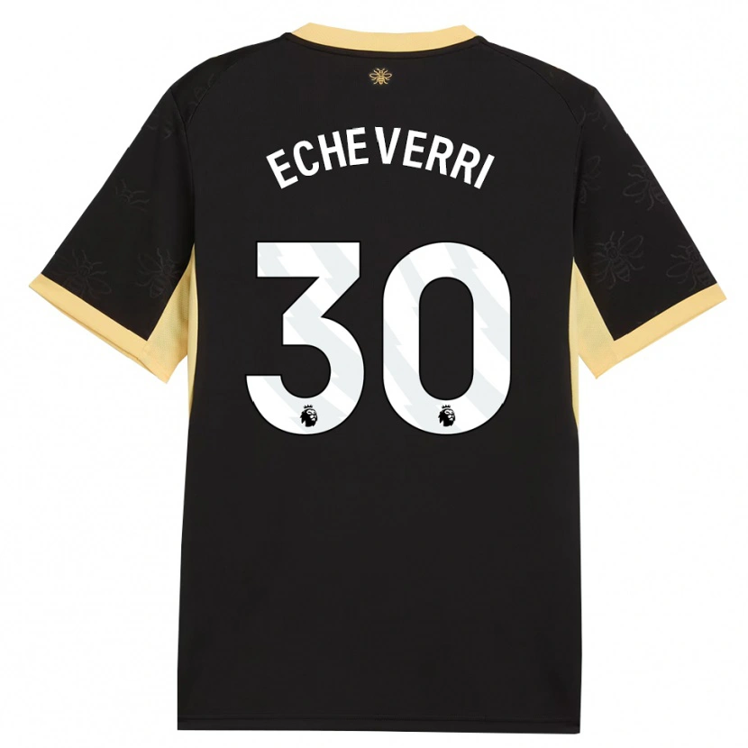 Danxen Damen Claudio Echeverri #30 Schwarz Gelb Auswärtstrikot Trikot 2026/27 T-Shirt Schweiz