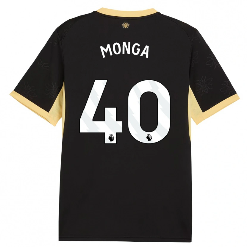 Danxen Damen Jeremy Monga #40 Schwarz Gelb Auswärtstrikot Trikot 2026/27 T-Shirt Schweiz