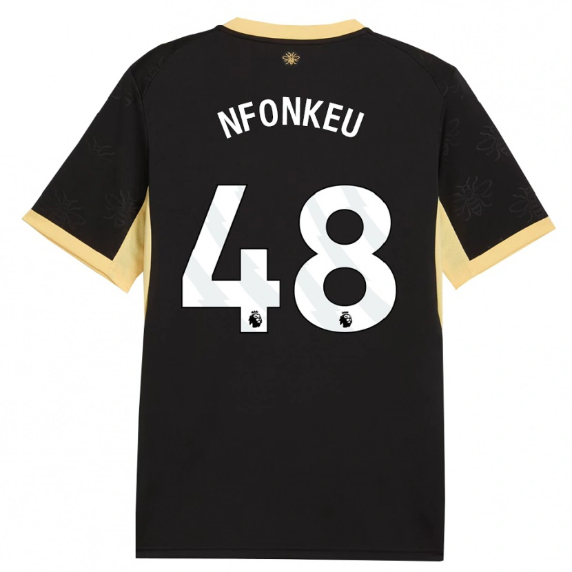 Danxen Damen Brooklyn Nfonkeu #48 Schwarz Gelb Auswärtstrikot Trikot 2026/27 T-Shirt Schweiz