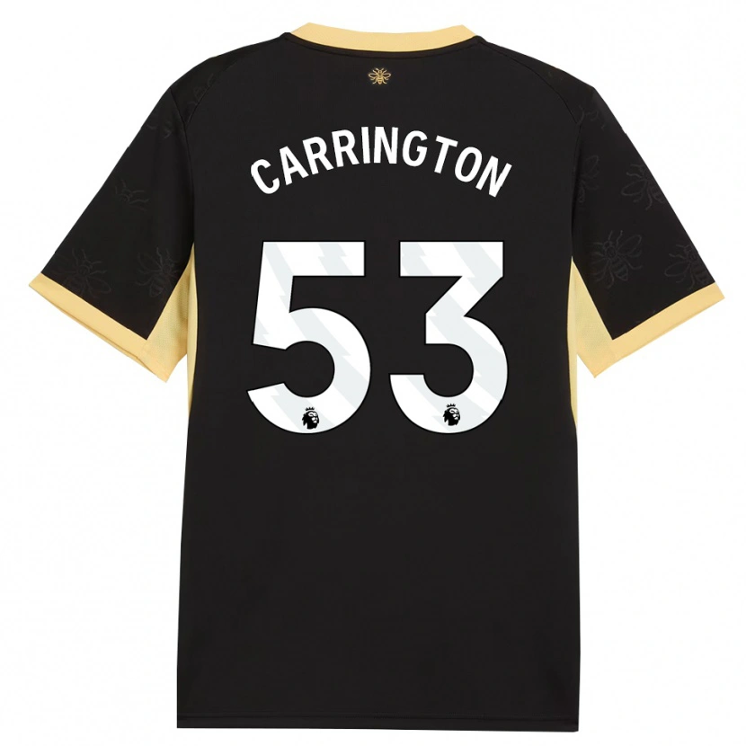 Danxen Damen Ezra Carrington #53 Schwarz Gelb Auswärtstrikot Trikot 2026/27 T-Shirt Schweiz