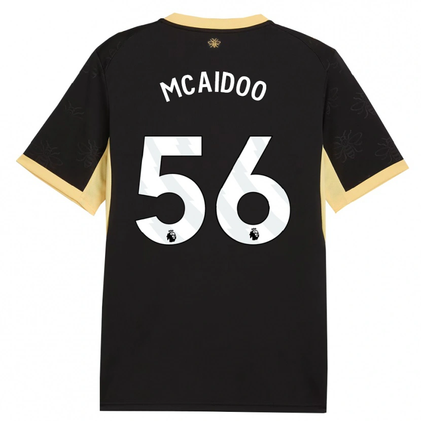 Danxen Damen Ryan Mcaidoo #56 Schwarz Gelb Auswärtstrikot Trikot 2026/27 T-Shirt Schweiz