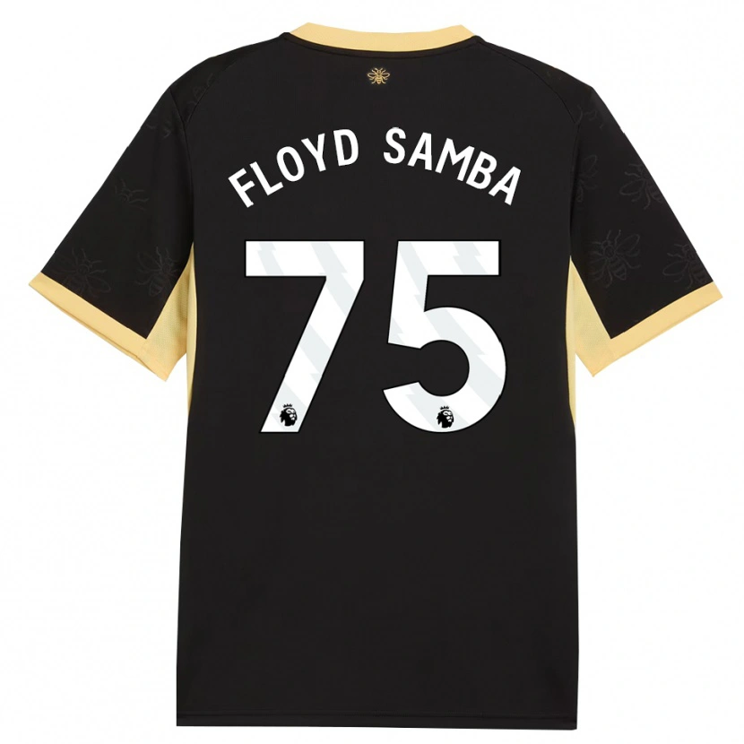Danxen Damen Floyd Samba #75 Schwarz Gelb Auswärtstrikot Trikot 2026/27 T-Shirt Schweiz