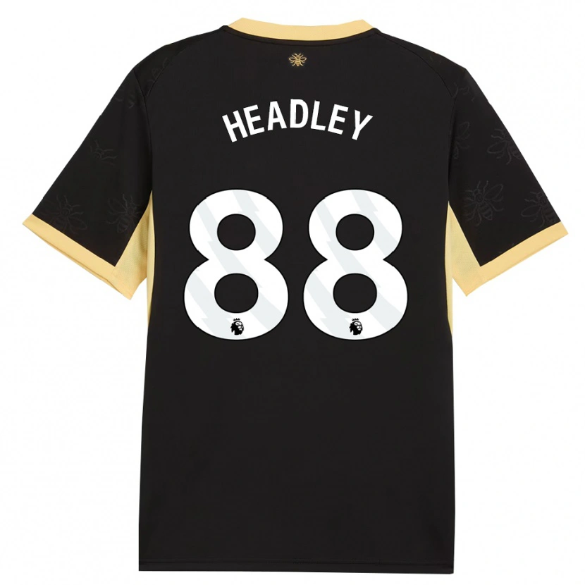 Danxen Damen Dante Headley #88 Schwarz Gelb Auswärtstrikot Trikot 2026/27 T-Shirt Schweiz