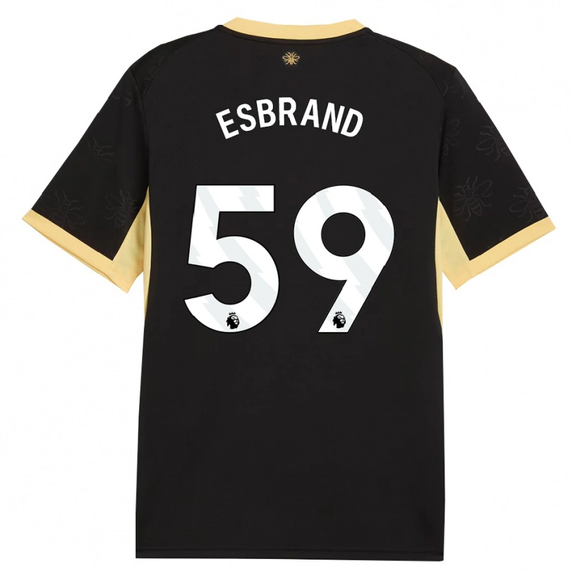 Danxen Damen Josh Wilson-Esbrand #59 Schwarz Gelb Auswärtstrikot Trikot 2026/27 T-Shirt Schweiz
