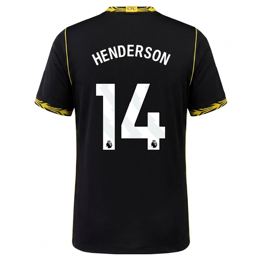 Danxen Damen Jordan Henderson #14 Schwarz Gelb Auswärtstrikot Trikot 2026/27 T-Shirt Schweiz