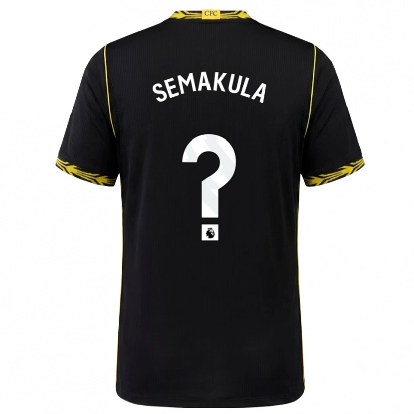 Danxen Damen Eliah Semakula #0 Schwarz Gelb Auswärtstrikot Trikot 2026/27 T-Shirt Schweiz