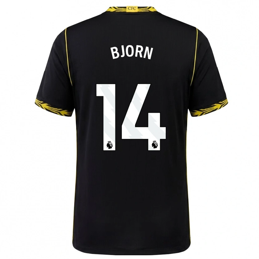 Danxen Damen Nathalie Björn #14 Schwarz Gelb Auswärtstrikot Trikot 2026/27 T-Shirt Schweiz