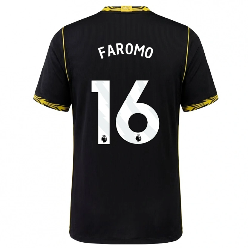 Danxen Damen Trey Faromo #16 Schwarz Gelb Auswärtstrikot Trikot 2026/27 T-Shirt Schweiz