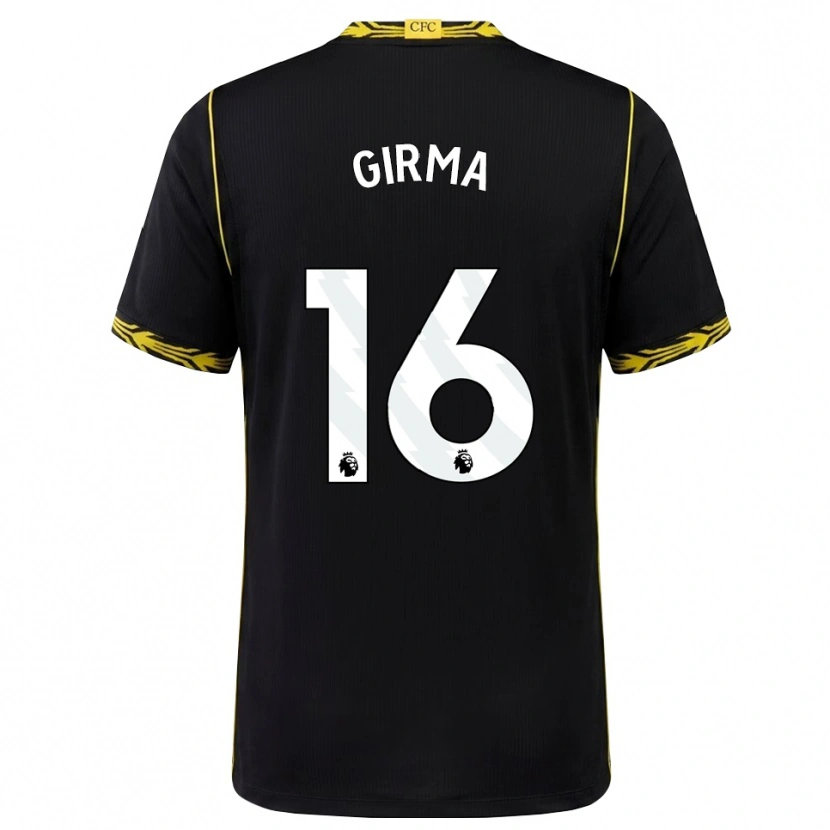 Danxen Damen Naomi Girma #16 Schwarz Gelb Auswärtstrikot Trikot 2026/27 T-Shirt Schweiz