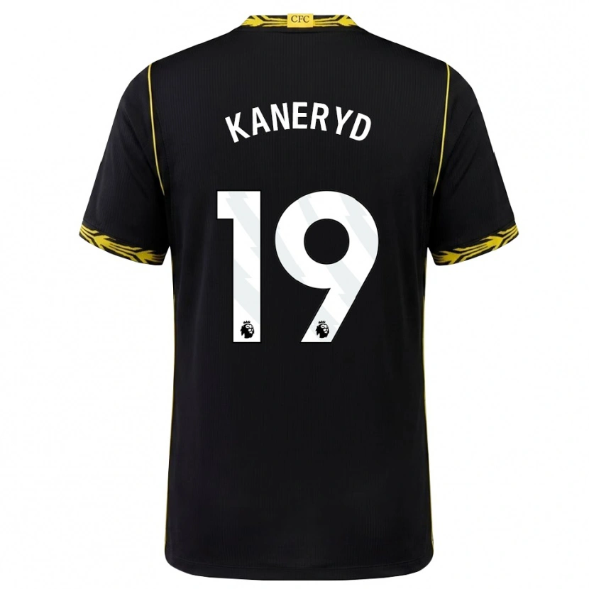 Danxen Damen Johanna Rytting Kaneryd #19 Schwarz Gelb Auswärtstrikot Trikot 2026/27 T-Shirt Schweiz