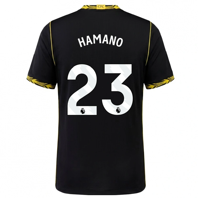 Danxen Damen Maika Hamano #23 Schwarz Gelb Auswärtstrikot Trikot 2026/27 T-Shirt Schweiz
