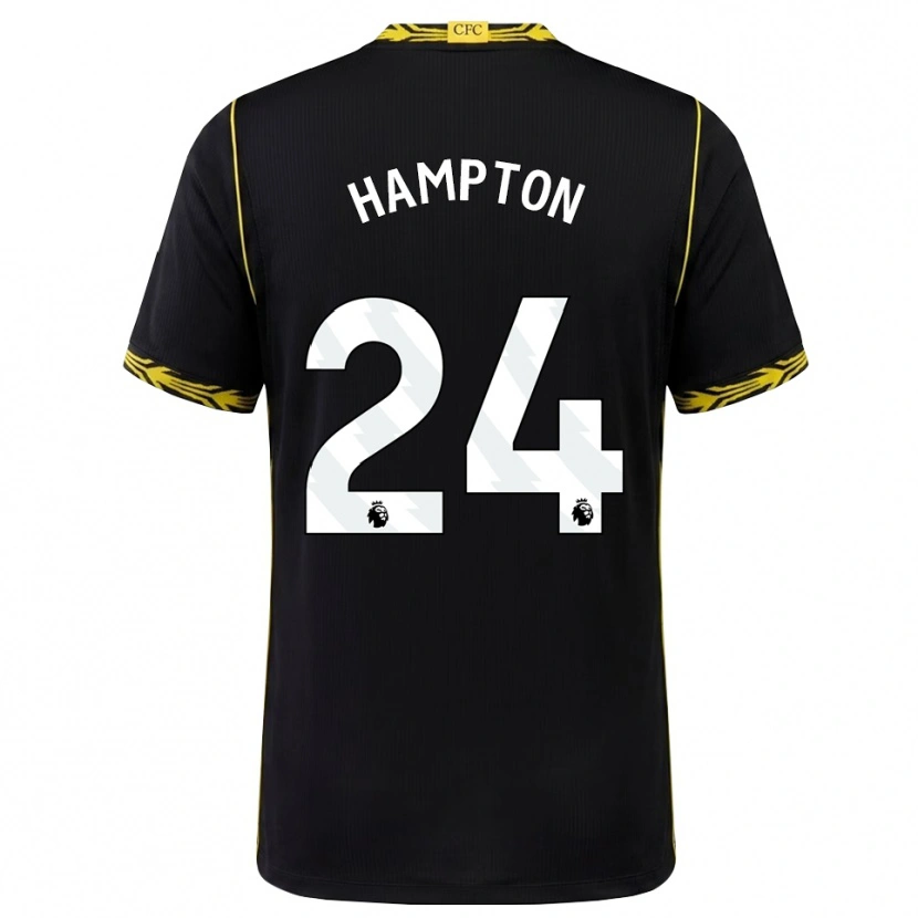 Danxen Damen Hannah Hampton #24 Schwarz Gelb Auswärtstrikot Trikot 2026/27 T-Shirt Schweiz