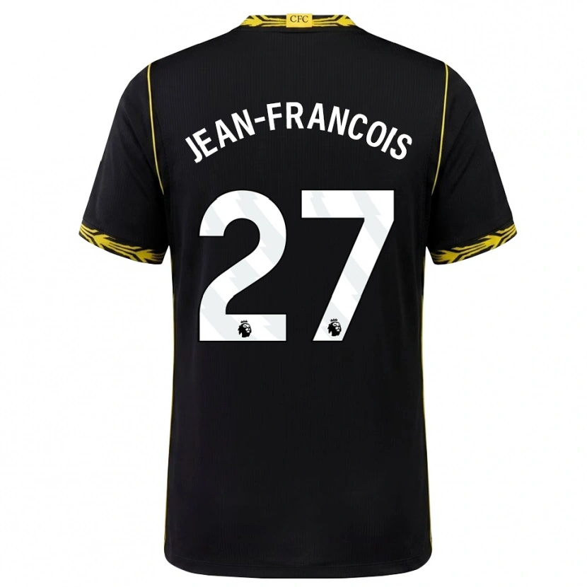 Danxen Damen Oriane Jean-Francois #27 Schwarz Gelb Auswärtstrikot Trikot 2026/27 T-Shirt Schweiz