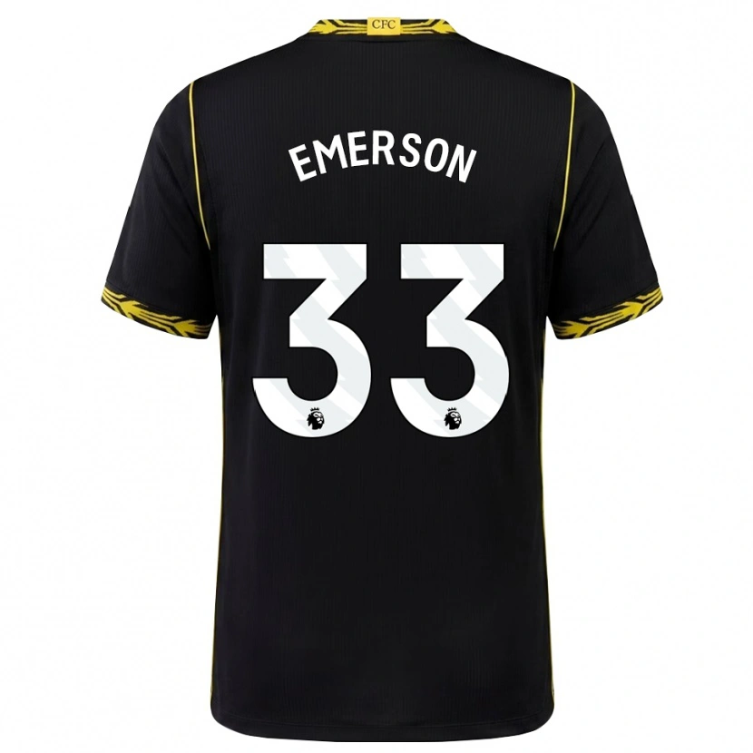 Danxen Damen Emerson #33 Schwarz Gelb Auswärtstrikot Trikot 2026/27 T-Shirt Schweiz