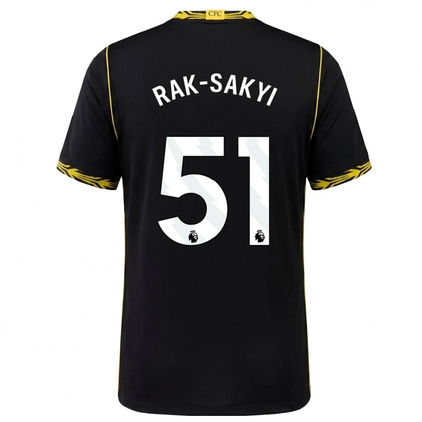Danxen Damen Sam Rak-Sakyi #51 Schwarz Gelb Auswärtstrikot Trikot 2026/27 T-Shirt Schweiz