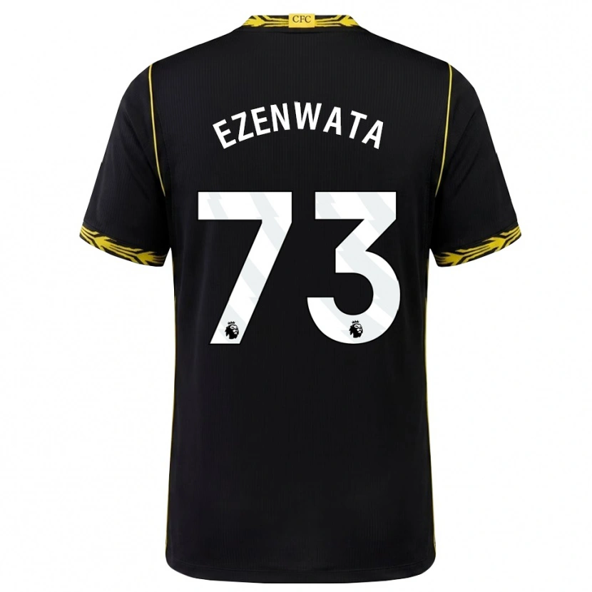 Danxen Damen Chizaram Ezenwata #73 Schwarz Gelb Auswärtstrikot Trikot 2026/27 T-Shirt Schweiz