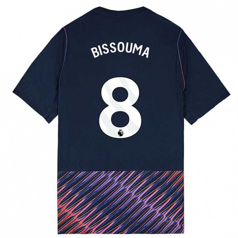 Danxen Damen Yves Bissouma #8 Königlich Blau Weiß Auswärtstrikot Trikot 2026/27 T-Shirt Schweiz