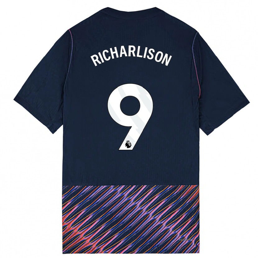 Danxen Damen Richarlison De Andrade #9 Königlich Blau Weiß Auswärtstrikot Trikot 2026/27 T-Shirt Schweiz