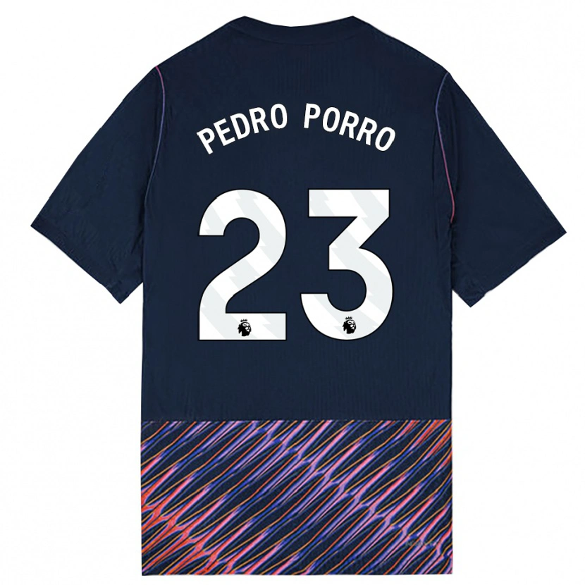 Danxen Damen Pedro Porro #23 Königlich Blau Weiß Auswärtstrikot Trikot 2026/27 T-Shirt Schweiz
