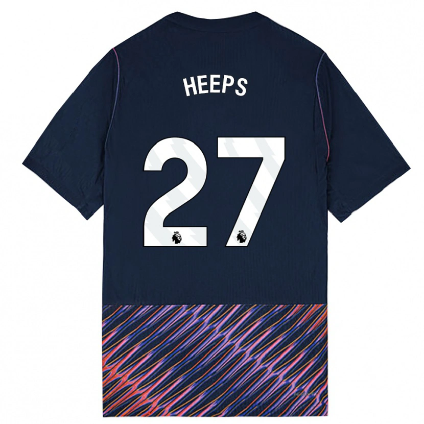 Danxen Damen Eleanor Heeps #27 Königlich Blau Weiß Auswärtstrikot Trikot 2026/27 T-Shirt Schweiz