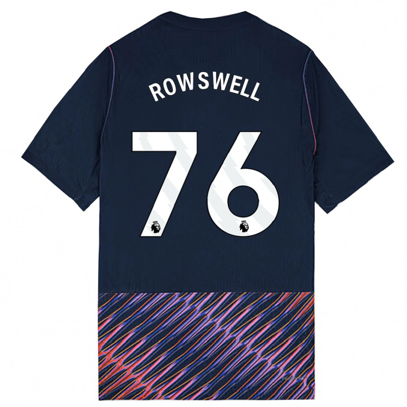 Danxen Damen James Rowswell #76 Königlich Blau Weiß Auswärtstrikot Trikot 2026/27 T-Shirt Schweiz