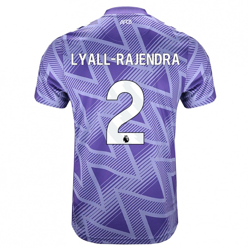Danxen Damen Max Lyall-Rajendra #2 Blassesviolett Rot Weiß Auswärtstrikot Trikot 2026/27 T-Shirt Schweiz