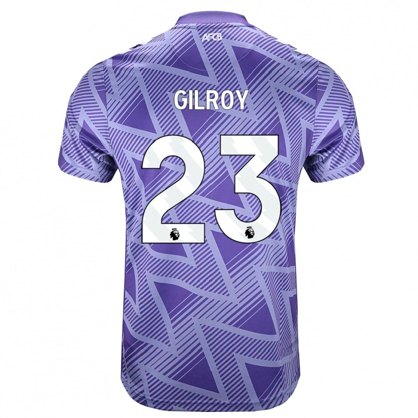 Danxen Damen Chloe Gilroy #23 Blassesviolett Rot Weiß Auswärtstrikot Trikot 2026/27 T-Shirt Schweiz
