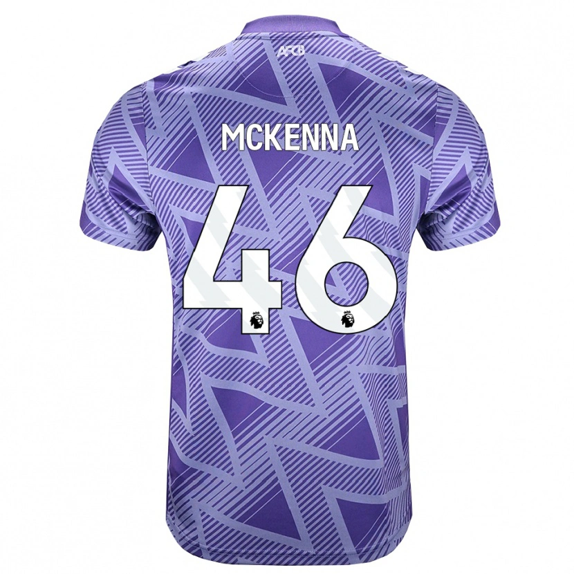 Danxen Damen Callan Mckenna #46 Blassesviolett Rot Weiß Auswärtstrikot Trikot 2026/27 T-Shirt Schweiz