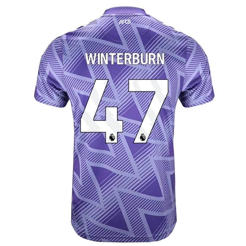 Danxen Damen Ben Winterburn #47 Blassesviolett Rot Weiß Auswärtstrikot Trikot 2026/27 T-Shirt Schweiz