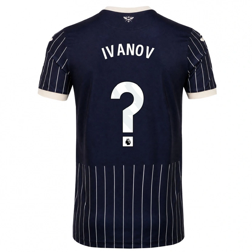Danxen Damen Konstantin Ivanov #0 Schwarz Weiß Auswärtstrikot Trikot 2026/27 T-Shirt Schweiz