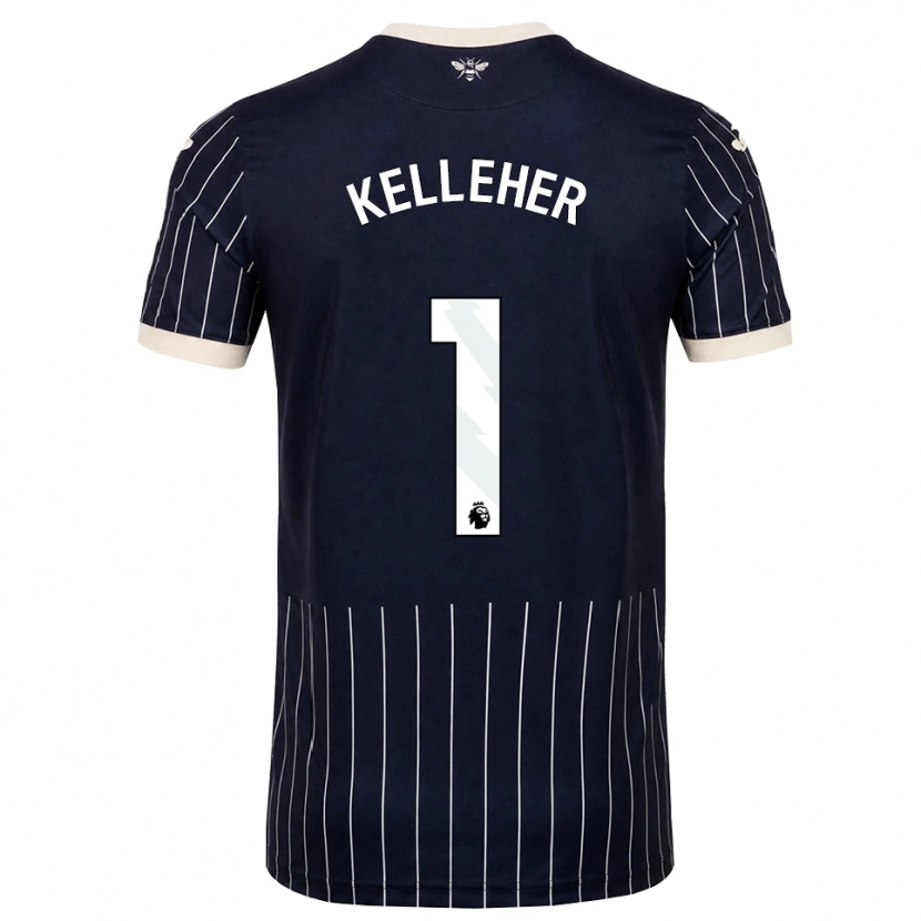 Danxen Damen Caoimhín Kelleher #1 Schwarz Weiß Auswärtstrikot Trikot 2026/27 T-Shirt Schweiz