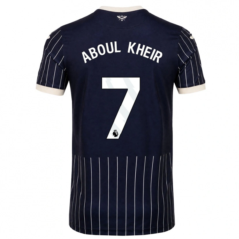 Danxen Damen Nour Aboul Kheir #7 Schwarz Weiß Auswärtstrikot Trikot 2026/27 T-Shirt Schweiz