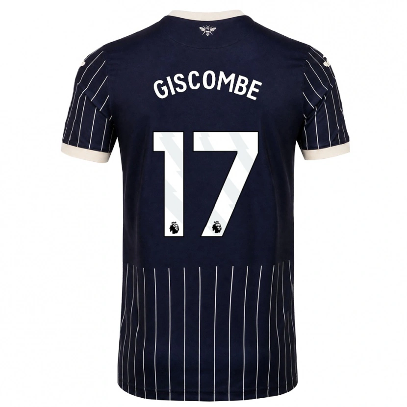 Danxen Damen Naeem Giscombe #17 Schwarz Weiß Auswärtstrikot Trikot 2026/27 T-Shirt Schweiz