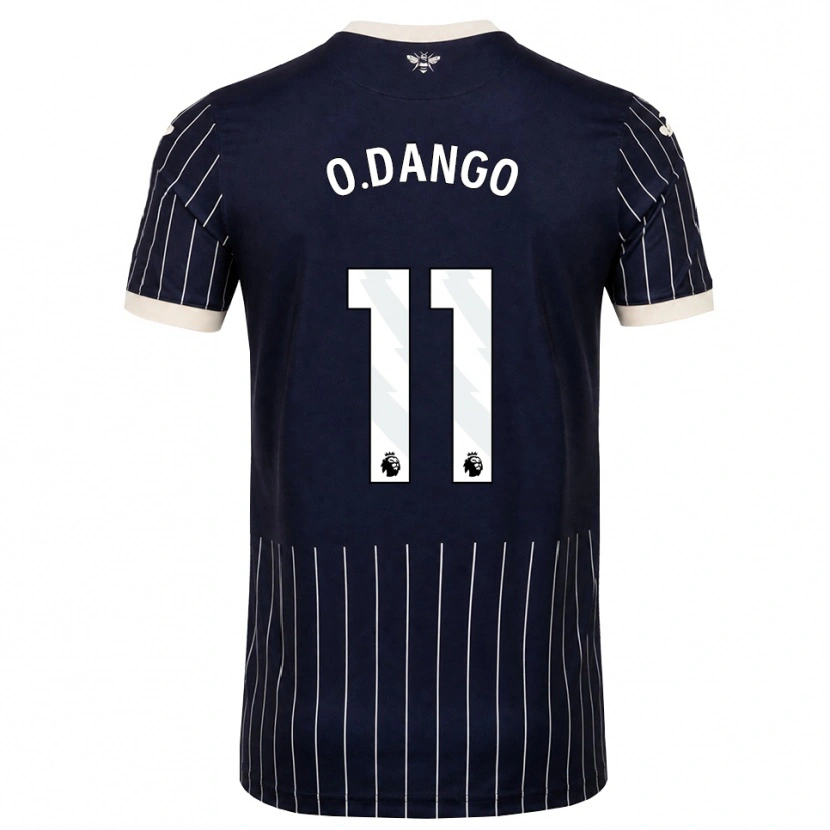 Danxen Damen Dango Ouattara #11 Schwarz Weiß Auswärtstrikot Trikot 2026/27 T-Shirt Schweiz