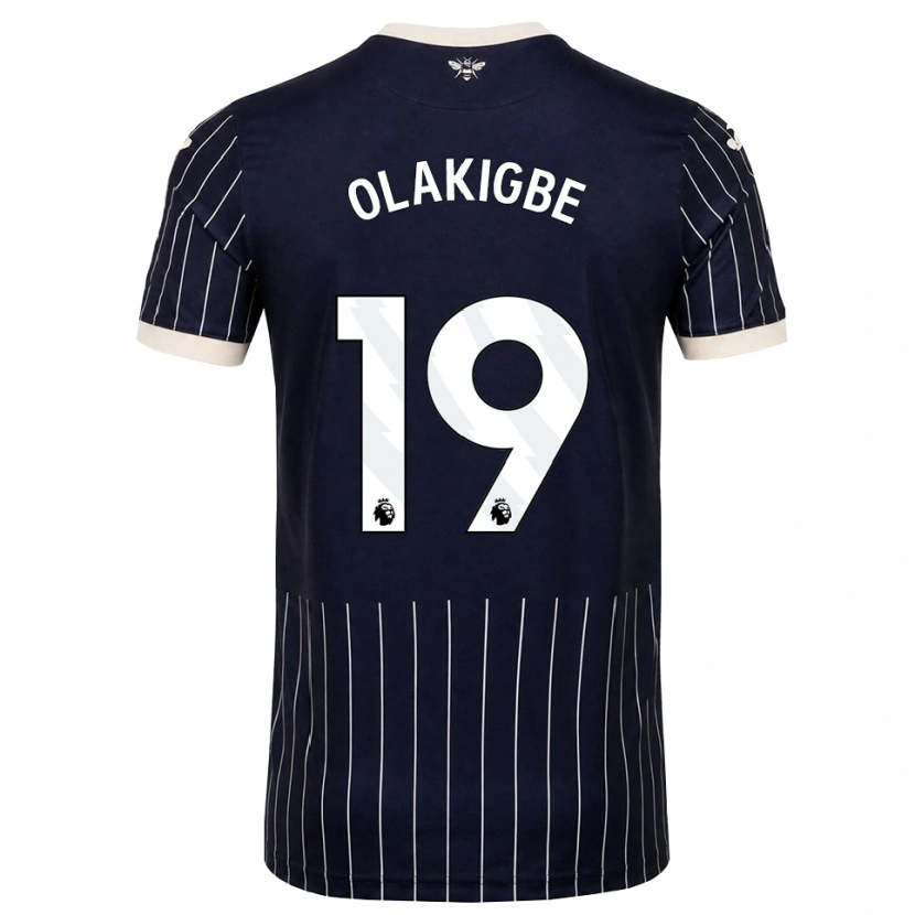 Danxen Damen Michael Olakigbe #19 Schwarz Weiß Auswärtstrikot Trikot 2026/27 T-Shirt Schweiz