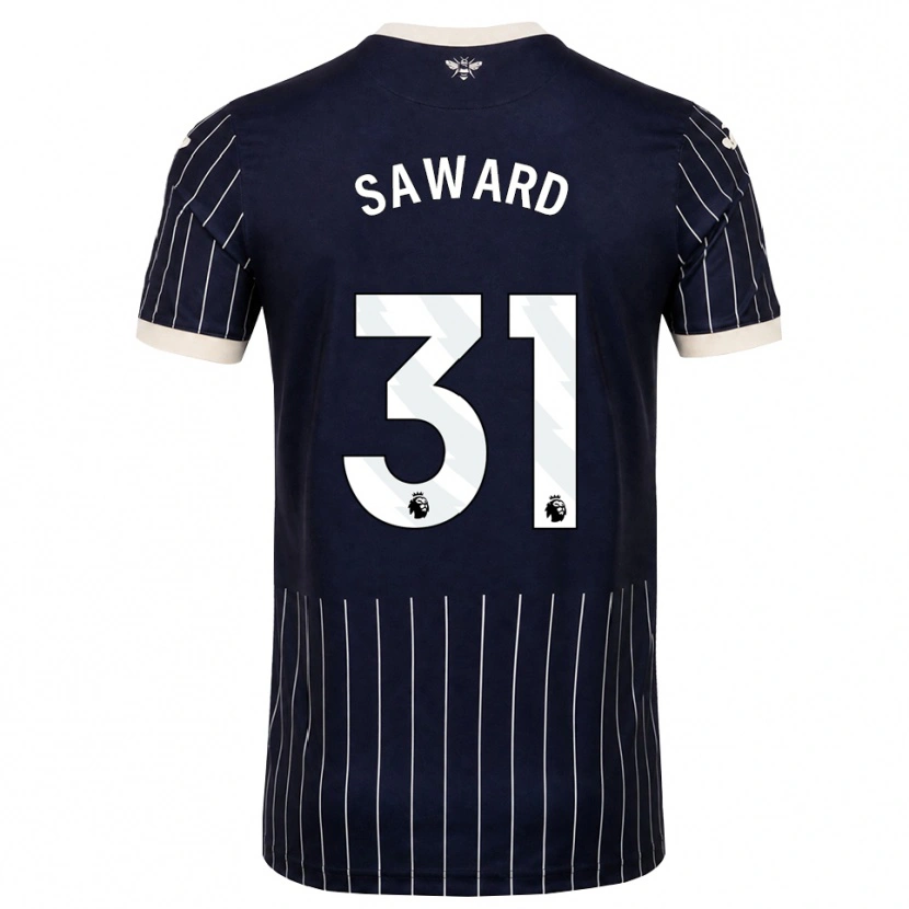 Danxen Damen Sammie Saward #31 Schwarz Weiß Auswärtstrikot Trikot 2026/27 T-Shirt Schweiz
