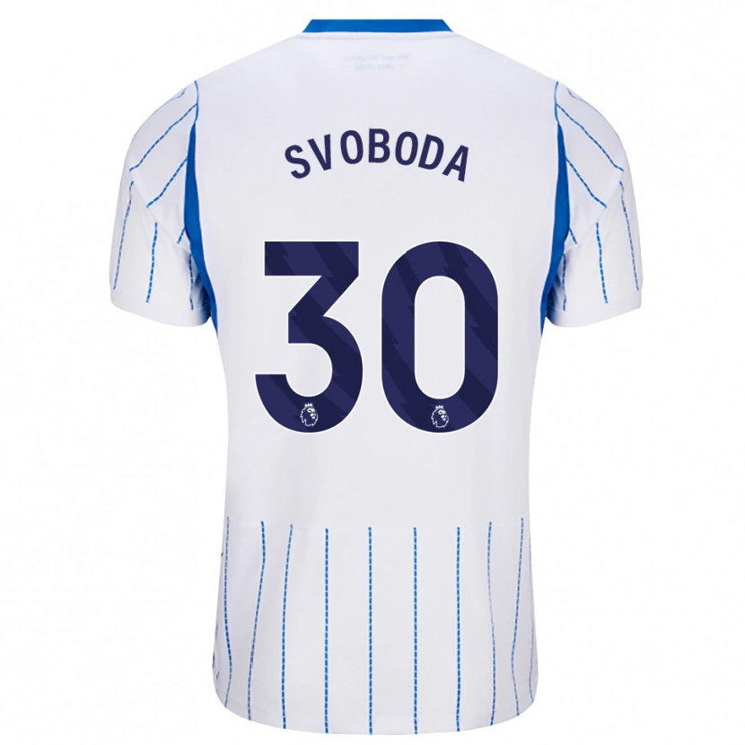 Danxen Damen Michael Svoboda #30 Himmelblau Weiß Auswärtstrikot Trikot 2026/27 T-Shirt Schweiz