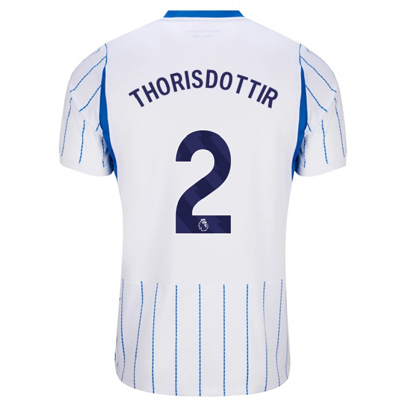 Danxen Damen Maria Thorisdottir #2 Himmelblau Weiß Auswärtstrikot Trikot 2026/27 T-Shirt Schweiz