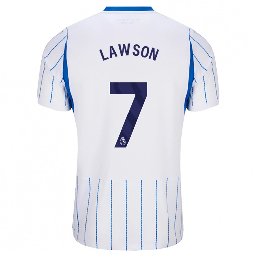 Danxen Damen Zebedee Lawson #7 Himmelblau Weiß Auswärtstrikot Trikot 2026/27 T-Shirt Schweiz