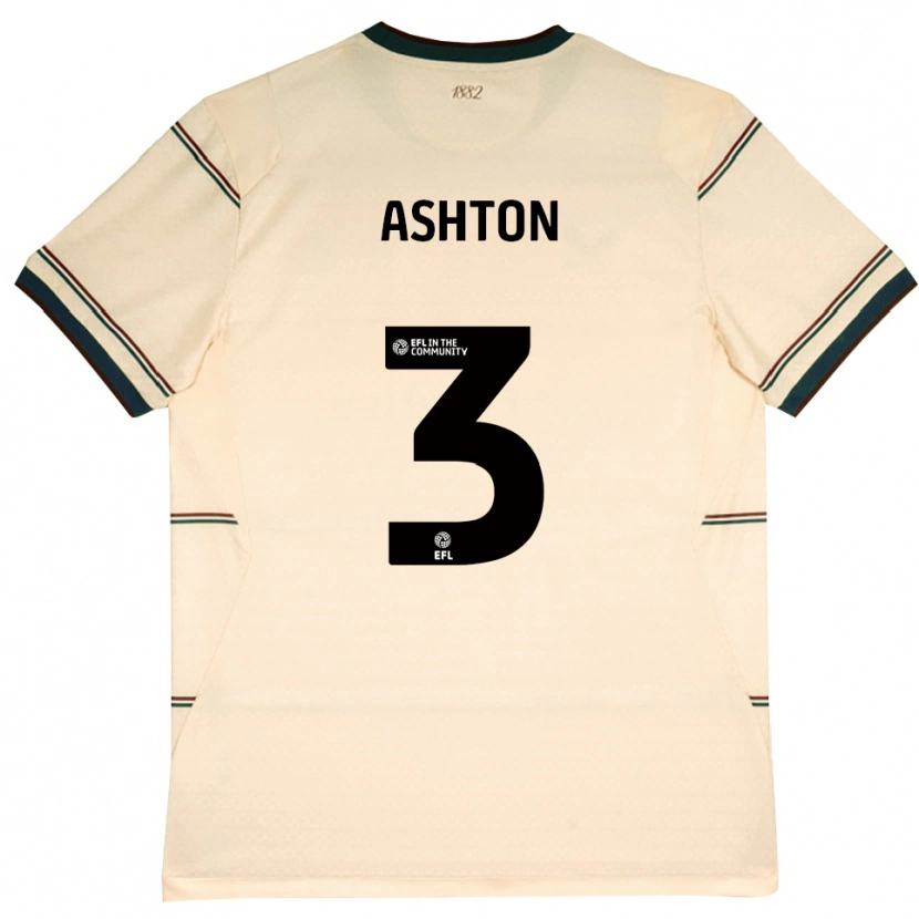 Danxen Damen Joe Ashton #3 Beige Burgund Auswärtstrikot Trikot 2026/27 T-Shirt Schweiz