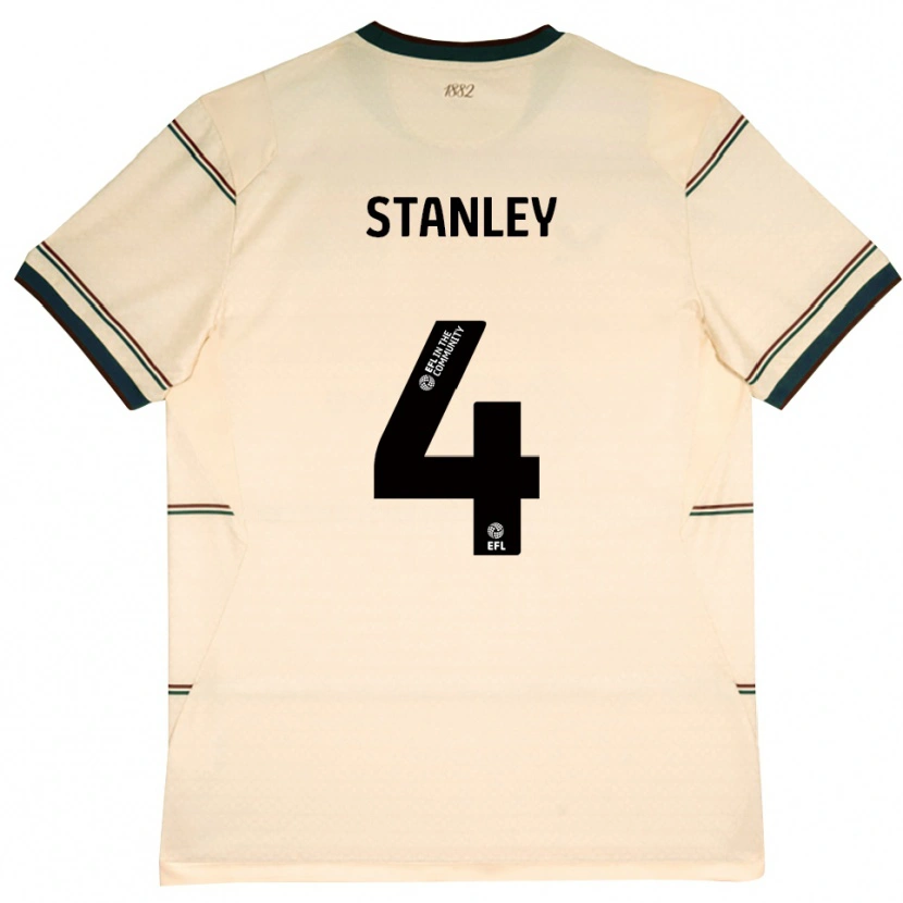 Danxen Damen Michael Stanley #4 Beige Burgund Auswärtstrikot Trikot 2026/27 T-Shirt Schweiz