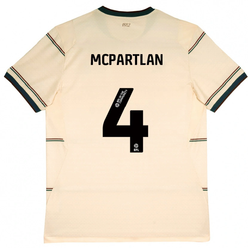 Danxen Damen Brenna Mcpartlan #4 Beige Burgund Auswärtstrikot Trikot 2026/27 T-Shirt Schweiz